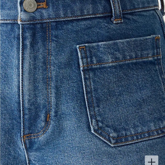 NWT! J.Crew Patch-pocket denim short in Hillside wash. Size 22. BY146 - Picture 4 of 5